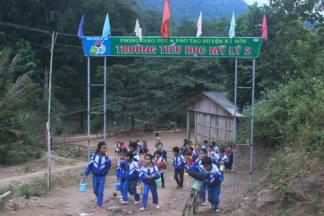 Lai Châu thuộc dự án hỗ trợ giáo dục của quỹ Nhịp cầu Nhân ái 2017-2019.