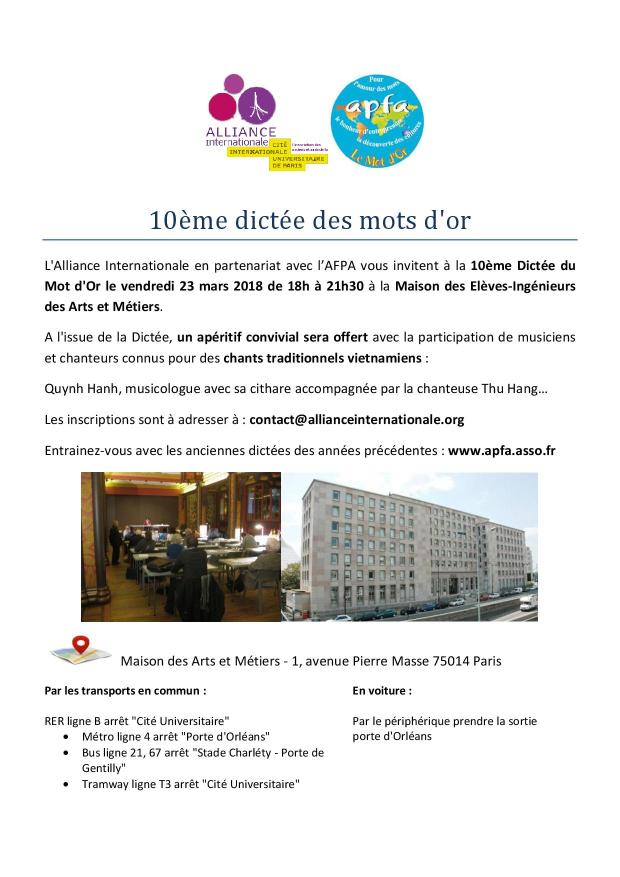 10ème dictée des mots dor_Flyer-page-001