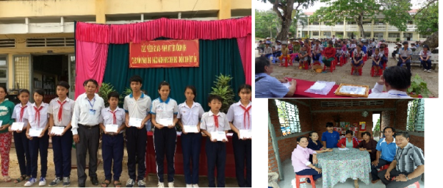 Dự án học bổng và nhà tình thương ở Tiền Giang