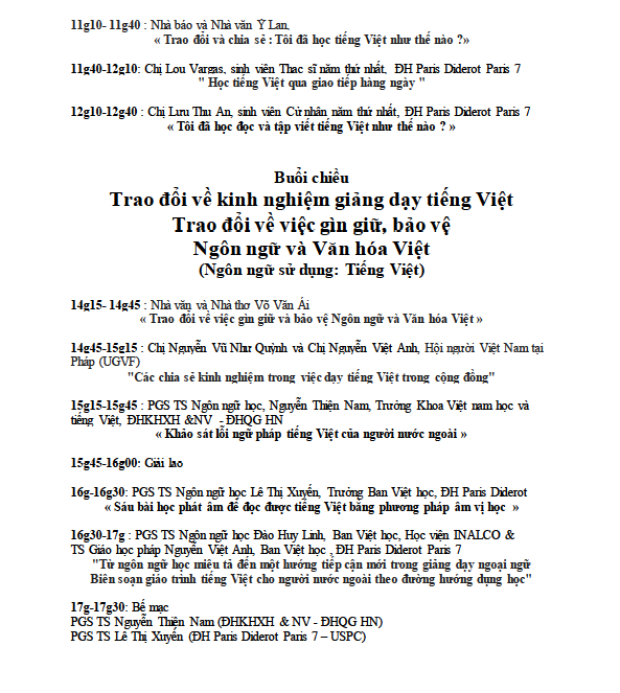 programme VN 2