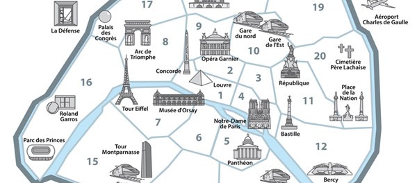 bản đồ Paris 1